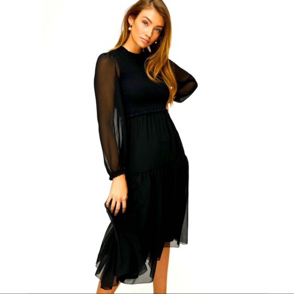 WANTED rosalyn dress black size Large